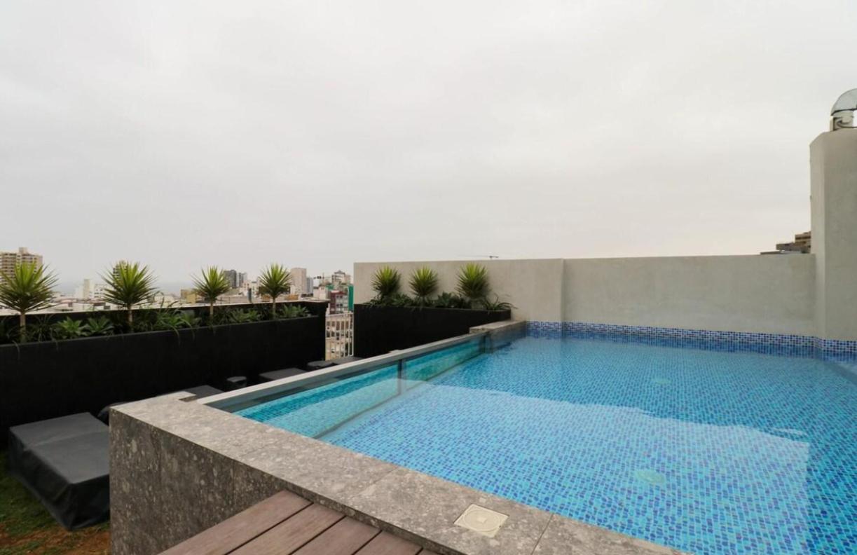 Exclusivo Y Moderno Depa En Miraflores Vista Al Mar Y A La Ciudad Amoblado Apartments Lima Exterior foto